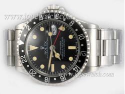 Rolex GMT-Master Ref 1675 Vintage Edition Black Bezel- Same Chassis As Swiss ETA Version