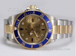 Rolex Submariner Automatic Two Tone with Golden Dial