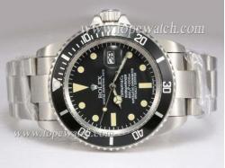 Rolex Submariner  Automatic with Black Dial and Bezel Vintage Edition