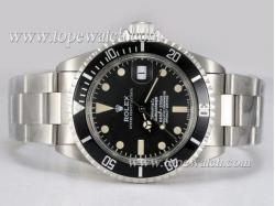 Rolex Submariner  Automatic with Black Dial and Bezel Vintage Edition