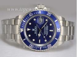 Rolex Submariner Automatic with Blue Bezel and Dial