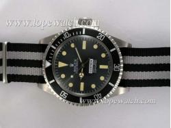 Rolex Submariner Comex Automatic with Black Dial and Bezel-Nylon Strap Vintage Edition