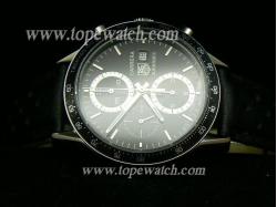 TAG01009 TAG CARRERA CHRONO LEATHER A-7750 28800BPH BLACK