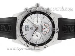 Tag Heuer Aquaracer 300 Meters Chronograph Automatic with Silver Dial