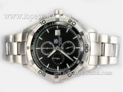 Tag Heuer Aquaracer 300 Meters Working Chronograph With Black Dial