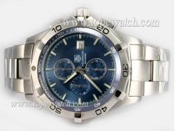 Tag Heuer Aquaracer 300 Meters Working Chronograph With Blue Dial