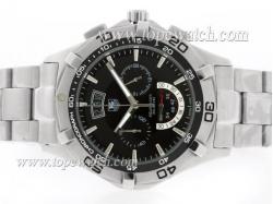 Tag Heuer Aquaracer 300 Meters Working Chronograph with Black Dial S/S