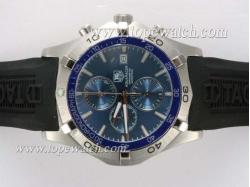 Tag Heuer Aquaracer 300 Meters Working Chronograph with Blue Dial