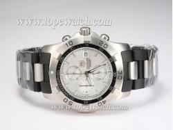 Tag Heuer Aquaracer 300 Meters Working Chronograph with White Dial