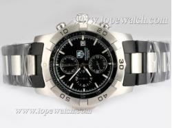 Tag Heuer Aquaracer Working Chronograph with Black Dial