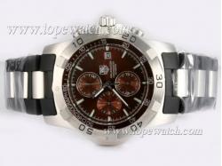 Tag Heuer Aquaracer Working Chronograph with Brown Dial