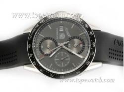 Tag Heuer Carrera 50th Anniversary Of J.M Fangio's Same Chassis As 7750 Rubber-High Quality