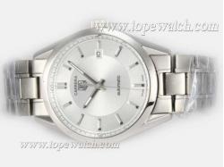 Tag Heuer Carrera Automatic With Silver Dial-Same Chassis As Swiss Version-High Quality