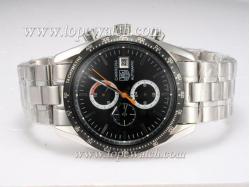 Tag Heuer Carrera Chronograph Automatic with Black Dial and Bezel