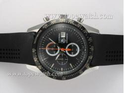 Tag Heuer Carrera Working Chronograph with Black Dial and Bezel