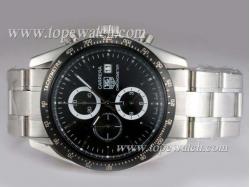 Tag Heuer Carrera Working Chronograph with Black Dial and Bezel