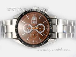 Tag Heuer Carrera Working Chronograph with Brown Dial