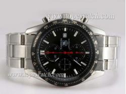 Tag Heuer Carrera working Chronograph with black dial