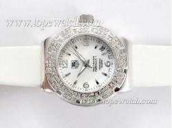 Tag Heuer Formula 1 Diamond Bezel with White Dial-Ladys