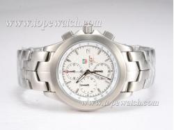 Tag Heuer Golf Professional Working Chronograph with White Dial