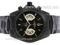 Tag Heuer Grand Carrera Calibre 17 Automatic Full PVD with Black Dial