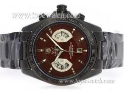 Tag Heuer Grand Carrera Calibre 17 Automatic Full PVD with Brown Dial