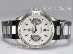 Tag Heuer Grand Carrera Calibre 17 Working Chronograph White Dial