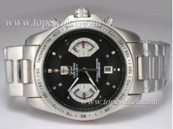 Tag Heuer Grand Carrera Calibre 17 Working Chronograph with Black Dial