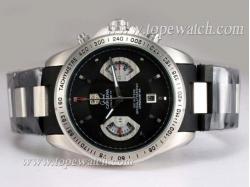 Tag Heuer Grand Carrera Calibre 17 Working Chronograph with Black Dial