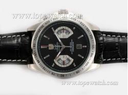 Tag Heuer Grand Carrera Calibre 17 Working Chronograph with Black Dial