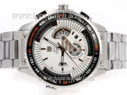 Tag Heuer Grand Carrera Calibre 36 Automatic with White Dial S/S