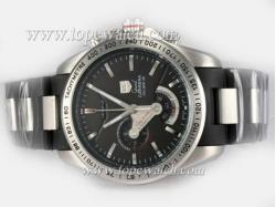 Tag Heuer Grand Carrera Calibre 36 Working Chronograph with Black Dial