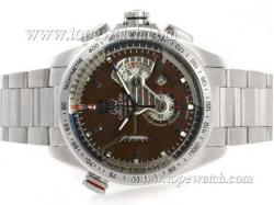 Tag Heuer Grand Carrera Calibre 36 Working Chronograph with Brown Dial S/S-1:1 Version