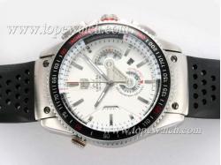 Tag Heuer Grand Carrera Calibre 36 Working Chronograph with White Dial