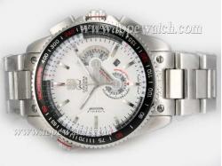 Tag Heuer Grand Carrera Calibre 36 Working Chronograph with White Dial