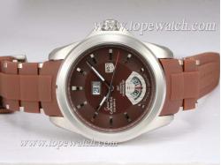 Tag Heuer Grand Carrera Calibre 8 Automatic with Brown Dial and Rubber Strap