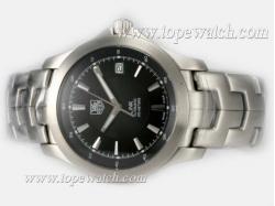 Tag Heuer Link 200 Meters Swiss ETA 2824 Movement with Black Dial