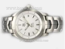 Tag Heuer Link 200 Meters Swiss ETA 2824 Movement with White Dial