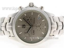 Tag Heuer Link 200 Meters Working Chronograph Stick Marking with Gray Dial - Lady Size