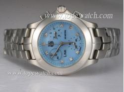 Tag Heuer Link 200 Meters Working Chronograph with Blue MOP Dial Lady Size