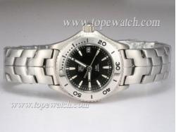 Tag Heuer Link 200 Meters with Black Dial Lady Size