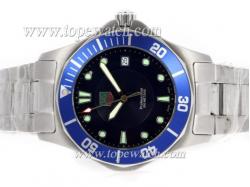 Tag Heuer Link 300 Meters Automatic with Blue Dial and Bezel