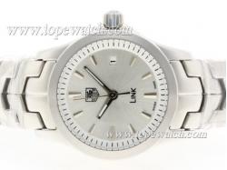 Tag Heuer Link Silver Dial with Stick Marking S/S -Lady Size