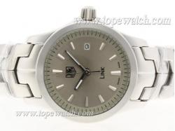 Tag Heuer Link Stick Marking with Gray Dial S/S -Lady Size