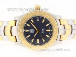 Tag Heuer Link Swiss ETA Movement Two Tone with Blue Dial-Lady Model 1:1 Version