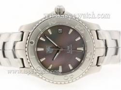 Tag Heuer Link Swiss ETA Movement with Brown MOP Dial S/S-Lady Model 1:1 Version