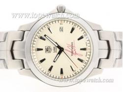 Tag Heuer Link Tiger Woods with White Dial S/S