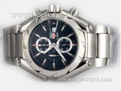 Tag Heuer Link Working Chronograph with Black Dial