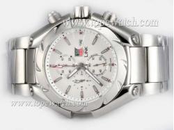 Tag Heuer Link Working Chronograph with White Dial