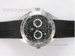 Tag Heuer Mercedes-Benz SLR Working Chronograph with Black Dial